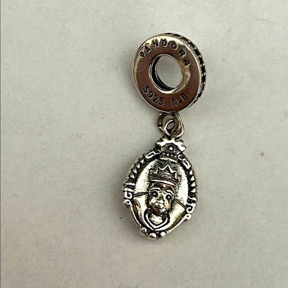 Pandora Vintage Silver Snow White Magic Mirror - Picture 1 of 3
